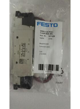 热销FESTO费斯托电磁阀VUVG-L14-P53C-T-G18-1H2L-W1(577320)DC24