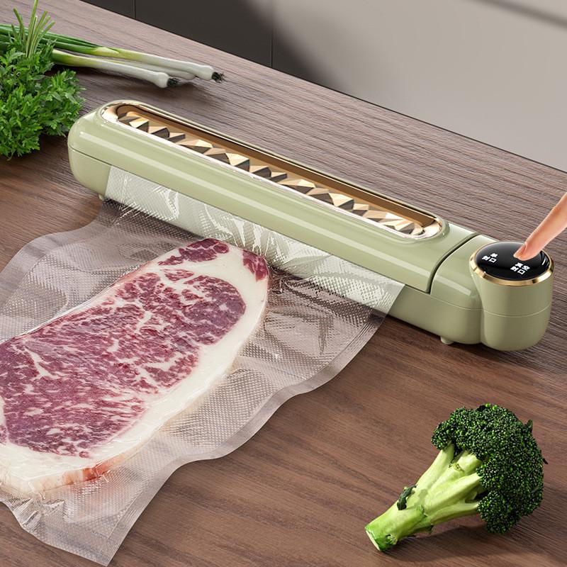 家用保鲜密封机全自动食品包装机抽真空机器小型塑封机真空封口机