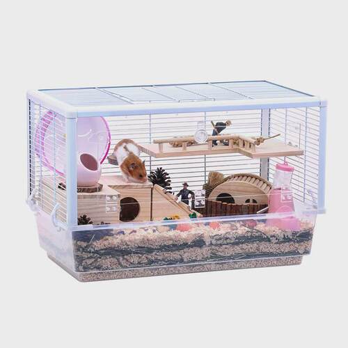 仓鼠笼子60基础超大别墅防越狱小金丝熊花枝鼠亚克力透明专用用品