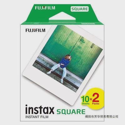 拍立得SQUARE系列方形相纸适用SQ1SQ6SQ10SQ20sp3胶卷4寸白边相纸