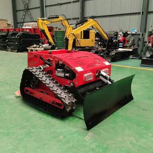 热销德申地形农用割草机自走履带式打草机大马力全无线遥控碎草机