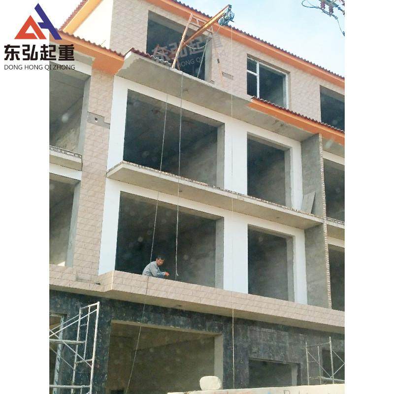 热销室外四立柱直滑式小吊机家用小型轨道起重机建筑装修室内外吊