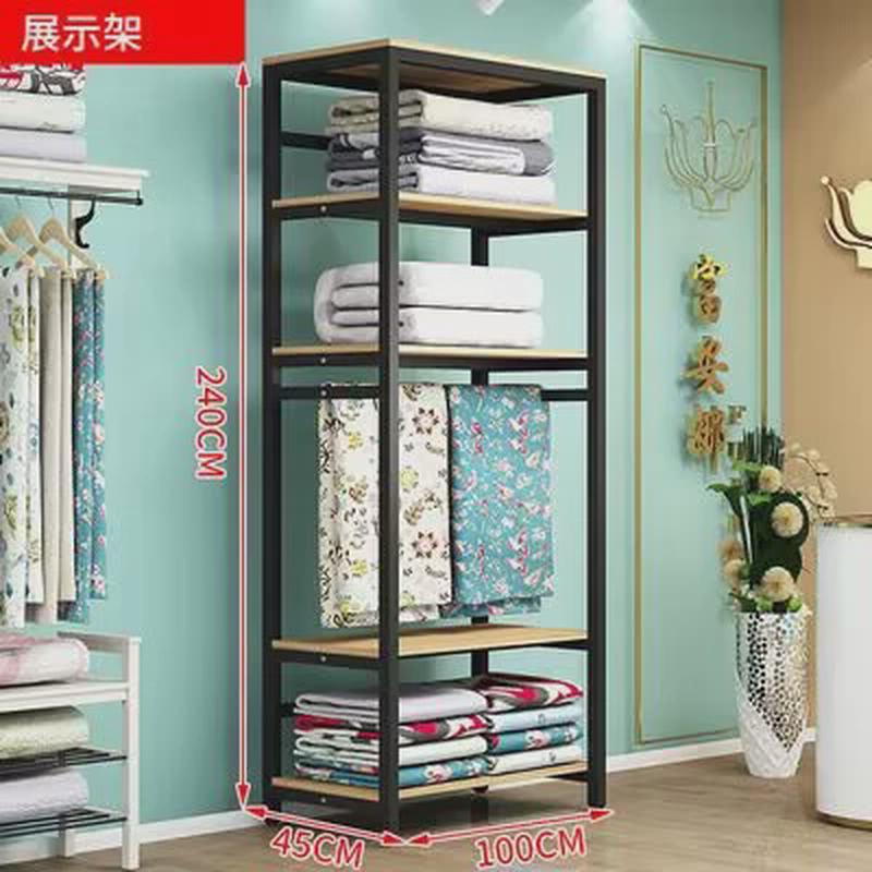 家纺店货架展示架床上用品置物架布料四件套被芯枕头陈列货架展示