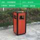 j6da户外加厚不锈钢垃圾桶大号学校分类室外公园小区干湿环卫桶可