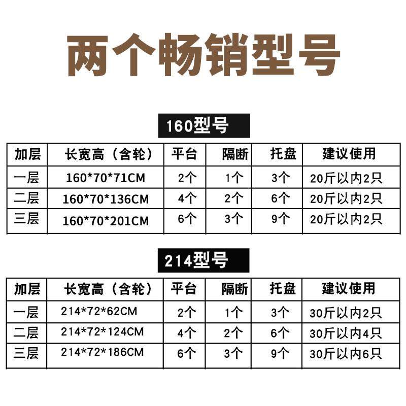 热销猫笼带猫笼三层猫笼子多层繁育笼繁殖隔断宠物店寄养家用猫舍