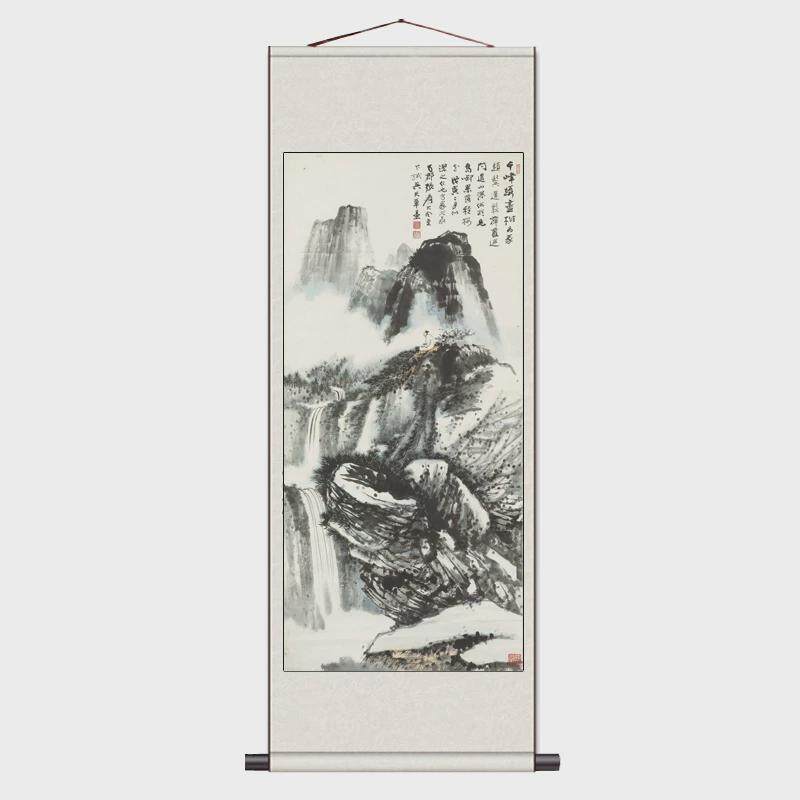 心兰亭序画王羲之国画书法装饰画装裱卷轴手卷画芯客厅卧室挂画