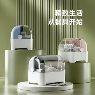 厨房沥水的碗架带盖碗柜碗柜防尘一整套碗筷收纳柜家用家庭装
