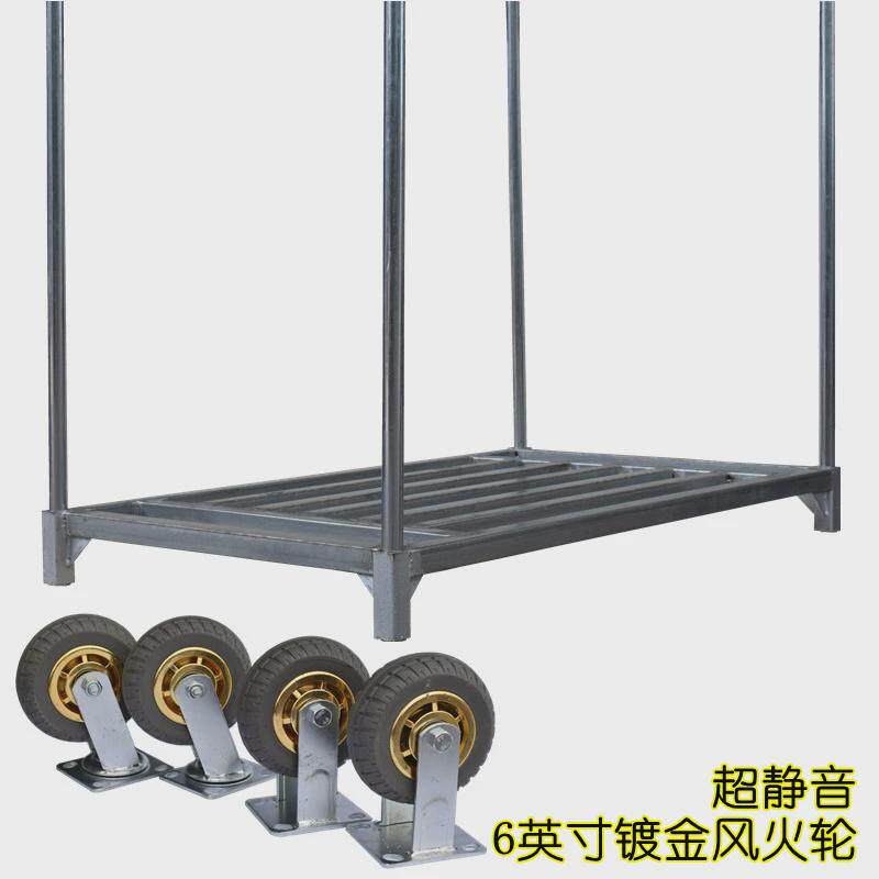 8e7q批发布匹手推车拉货车车车拉布拖车插杆载重王平板车商用推大