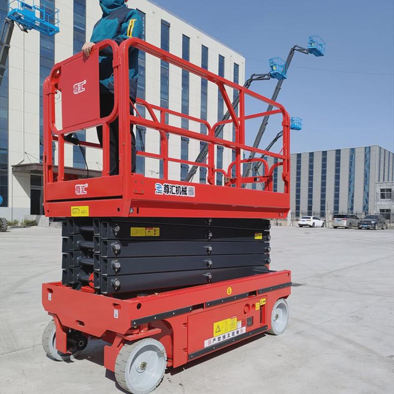式12米自行走液压高空作业车全自行剪叉厂家升降平台全电动升降机
