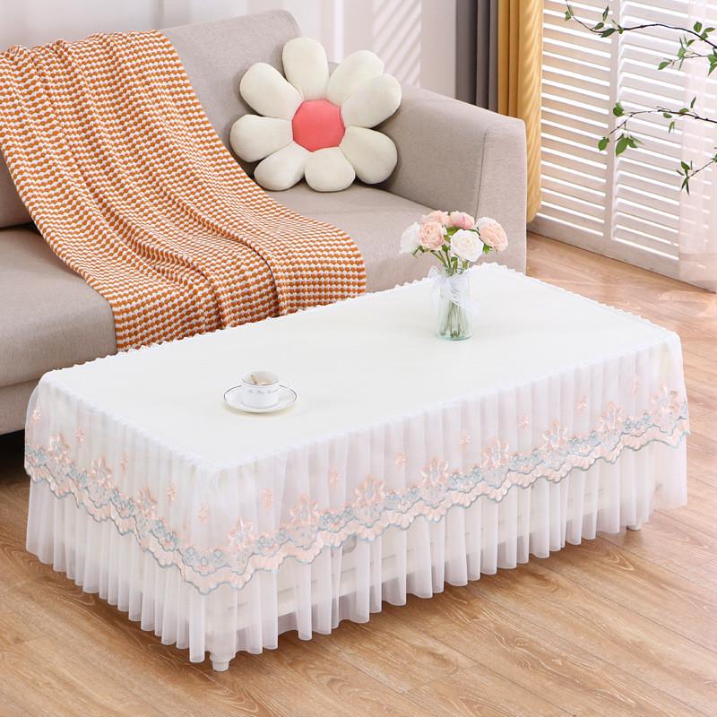 防水防油防烫新款皮革桌布防尘罩简约长方形餐全包桌布茶几电视柜