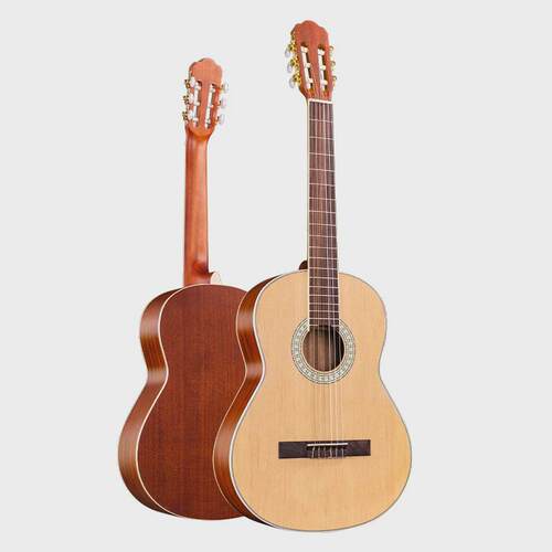 古典木吉他39寸云杉桃花芯亮光古典吉他guitar成人演奏级吉它乐器