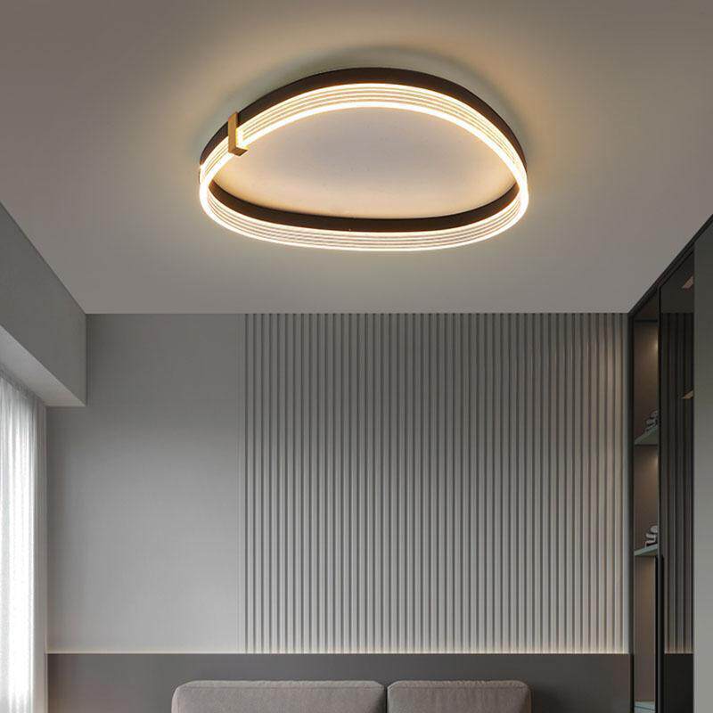 led卧室灯现代简约吸顶灯家用轻奢灯具创意客厅北欧餐厅灯极简灯