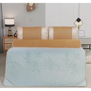 9WOR双面0.9学生凉席1.8床1.2藤席1.1上下铺冰丝85 1.5席子1 1.3