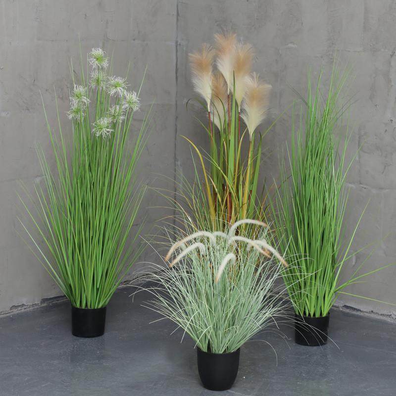 仿真树狗尾巴草绿植盆景北欧绿色落地植物家居室内装饰芦苇盆栽,家居饰品,仿真花/假花,淘宝优惠券,粉丝福利购,淘宝优惠卷