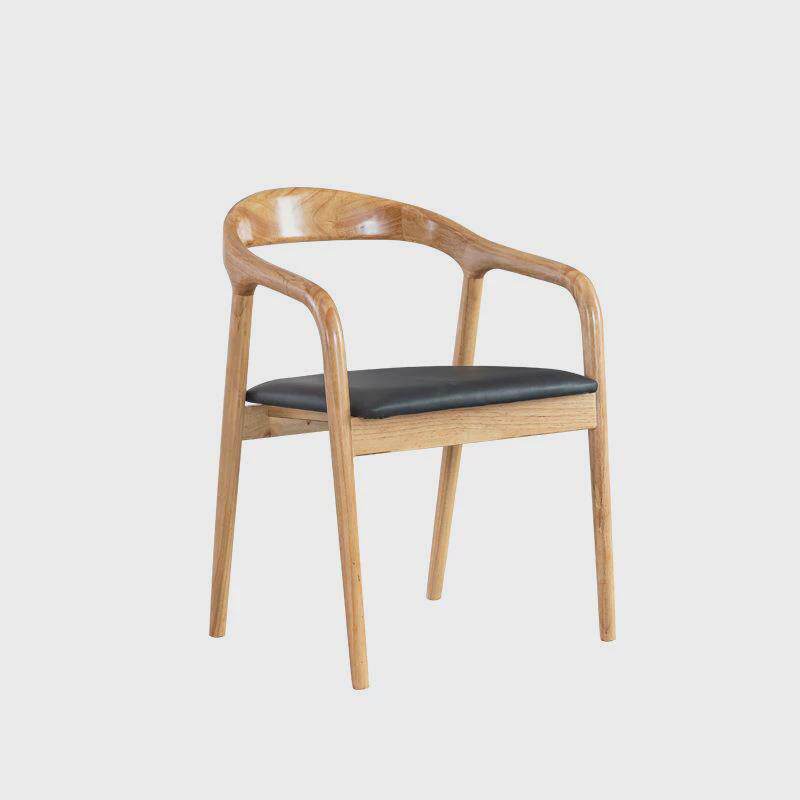 厂家批发实木餐椅新中式轻奢靠背扶手椅泡茶室美特舒椅子家用椅