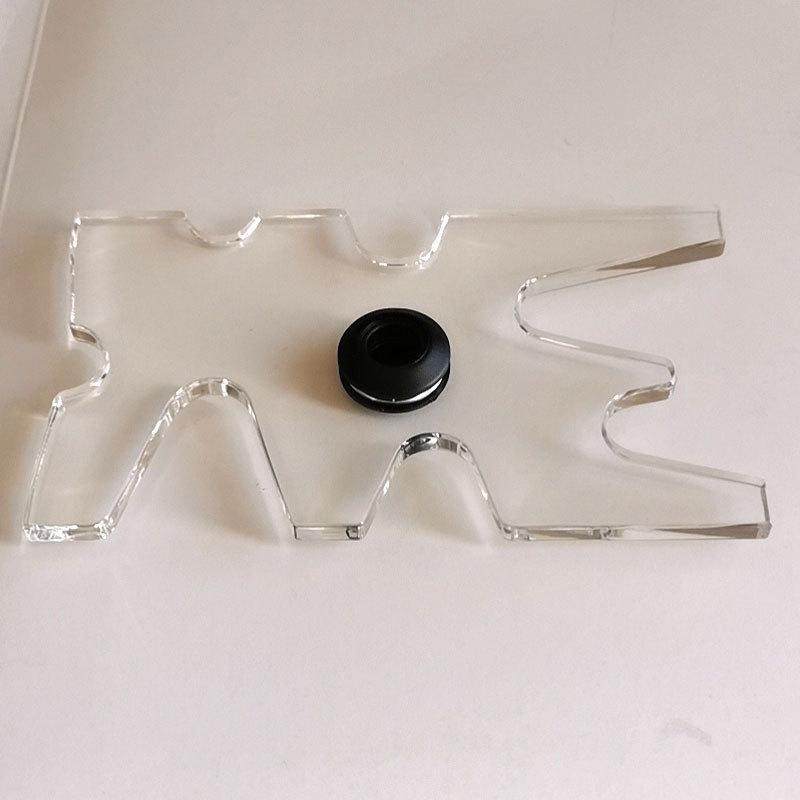 用品亚克力高透明九球杆架杆头升级版架杆器鹿角架桌球台球透明