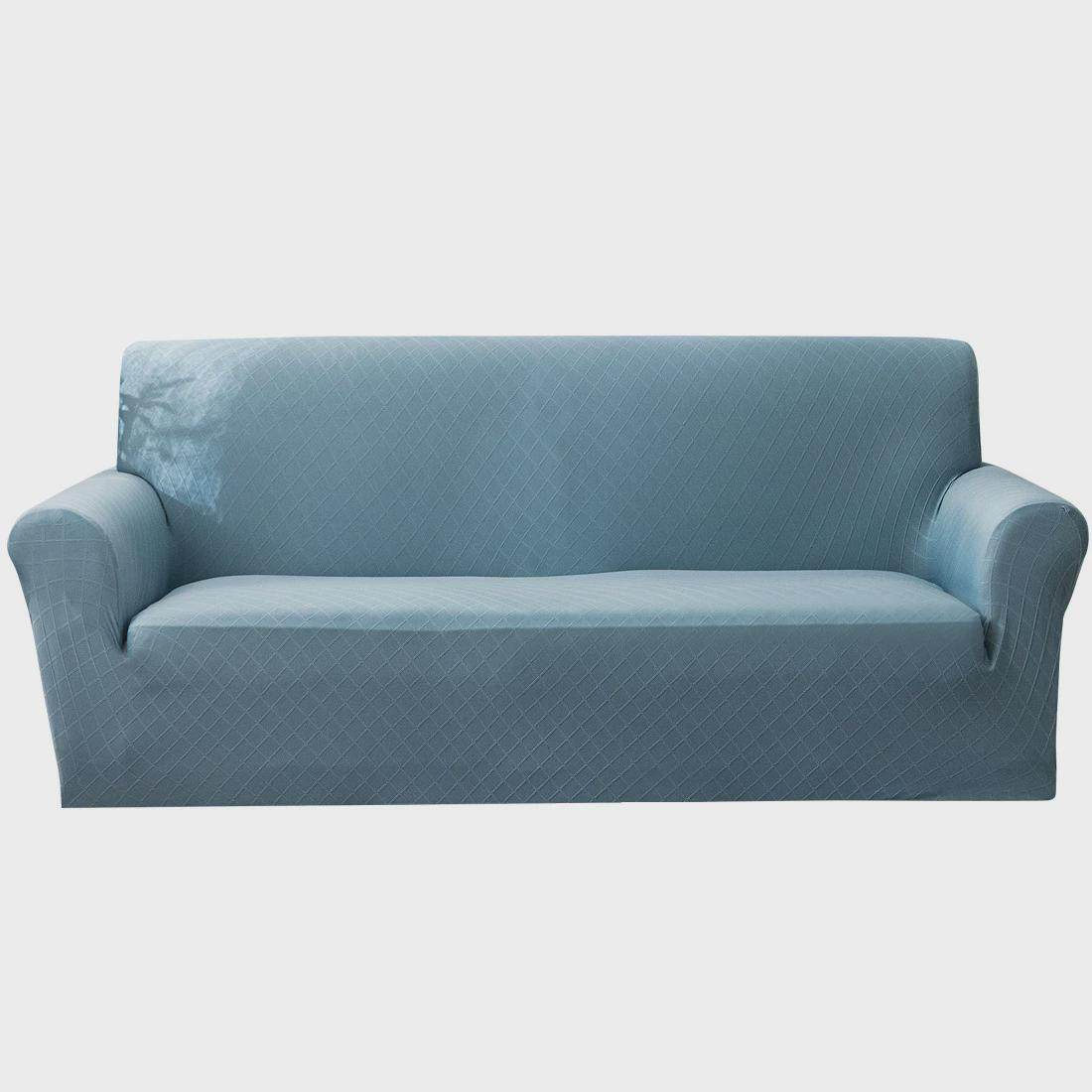 提花英文外贸布艺沙发套全包纯色沙发垫弹力罩四季通用批发