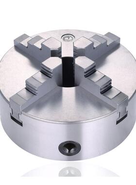 K12125四爪自定心卡盘四爪卡盘125mm卡爪正爪反爪配环球卡盘