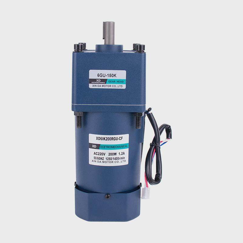 信达工厂200w调速大扭力220v低速慢速电机升降机齿轮减速电动马达