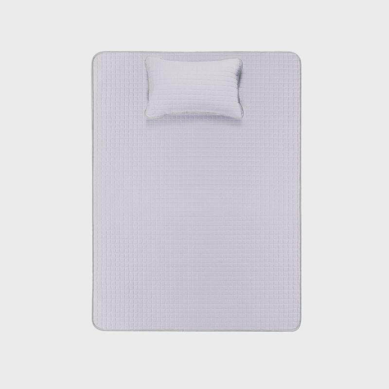 61k3小冰块夏季绑带床笠乳胶凉席三件套冰丝席床上可机洗凉软席