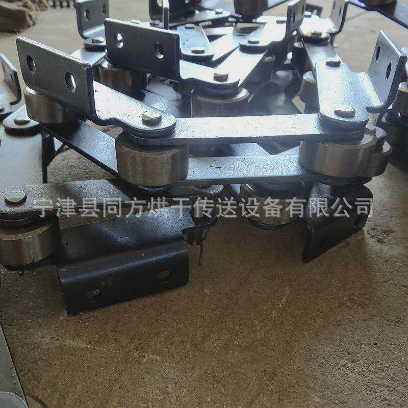 现货供应输送滚子链条节距100mm弯板大链条双节距滚子链条