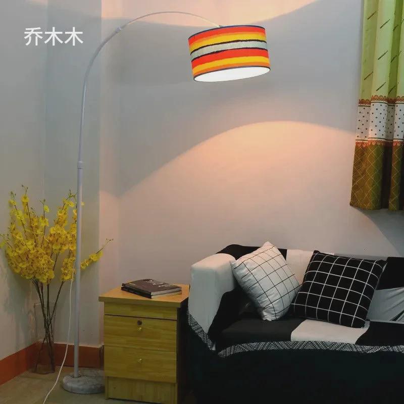钓鱼灯床头客厅沙发旁边卧室落地灯现代简约北欧ins网红立式台