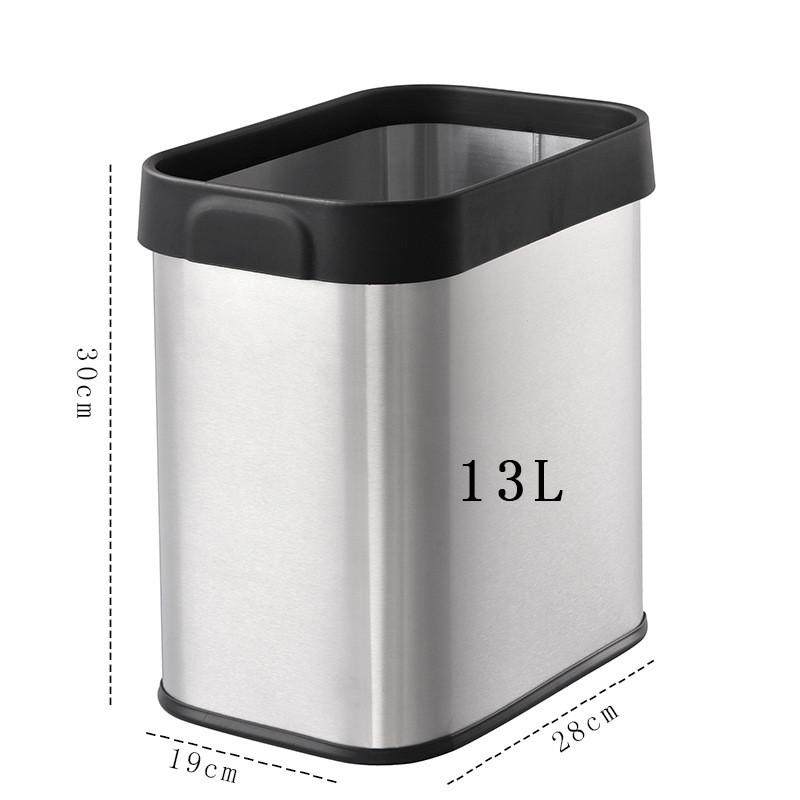 压圈家用不锈钢加厚垃圾桶创意带酒店客房客厅厨房直身无盖垃圾桶,家庭/个人清洁工具,垃圾桶,淘宝优惠券,粉丝福利购,淘宝优惠卷
