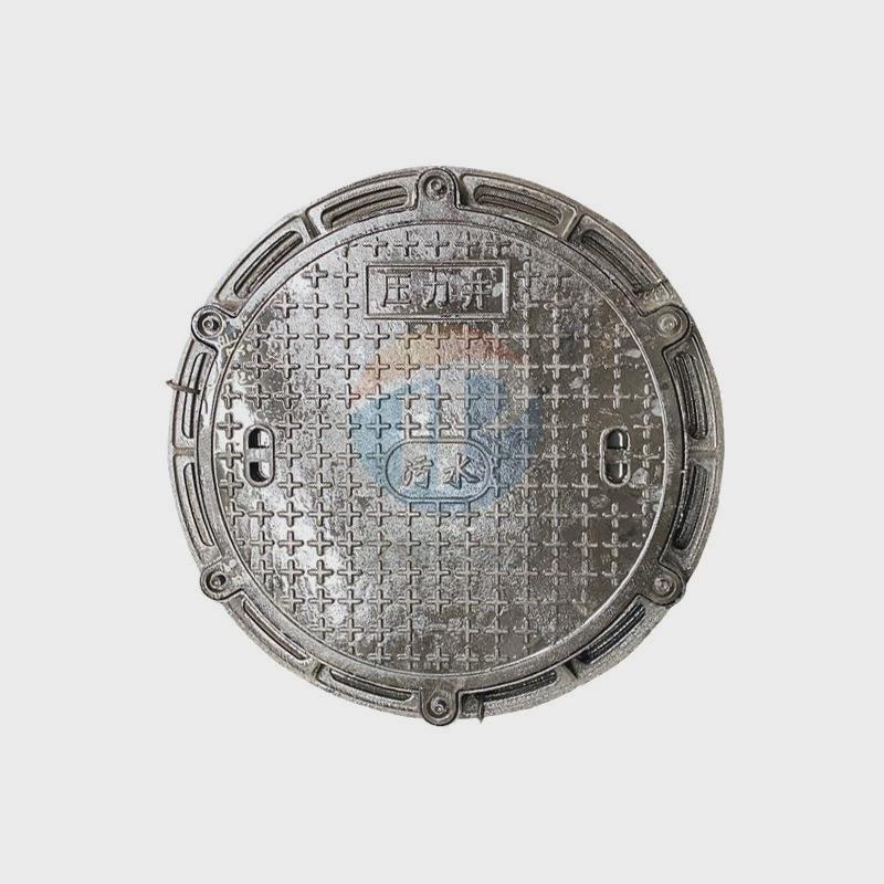 方形圆形井盖700市政道路球墨铸铁井盖排水沟盖板沉降铸铁井盖