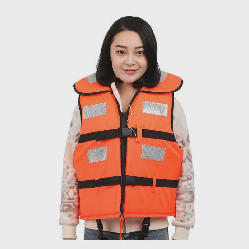 热销大领子救生衣潜水漂流大防护承重200斤水上安全浮力泡沫救生