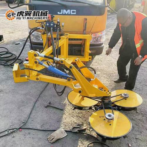 车载高速护栏下避让修剪割草机设备杂草绿篱修剪自动避障式除草