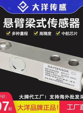 大洋搅拌站悬臂梁称重测力传感器拉压力高精度HLJ SBC 梅迪亚SSB1