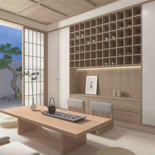 榻榻米床衣柜一体儿童全实木小户型塌塌米日式房间全屋定制加工