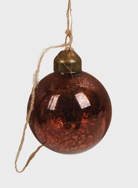 圣诞球串高透明球礼品灰色球节日装饰玻璃球创意玻璃球装饰品吊球