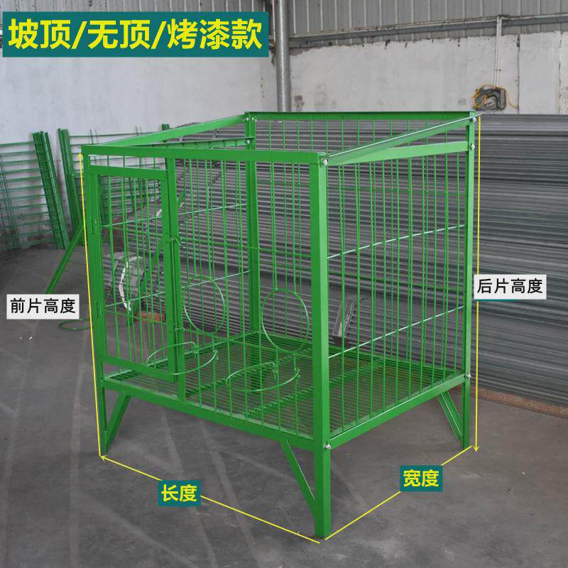 yq大型猛犬钢筋狗笼实心角铁家用金毛加厚拉布拉多定做焊接加固