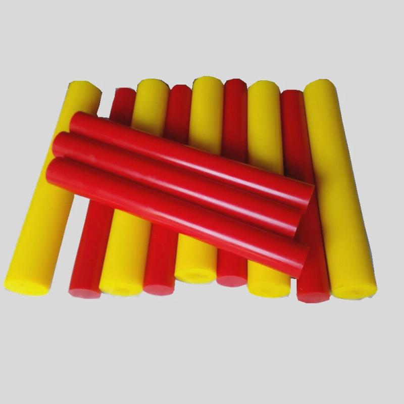 红色聚氨酯缓冲pu棒条优力胶棒棒棒直径6-300