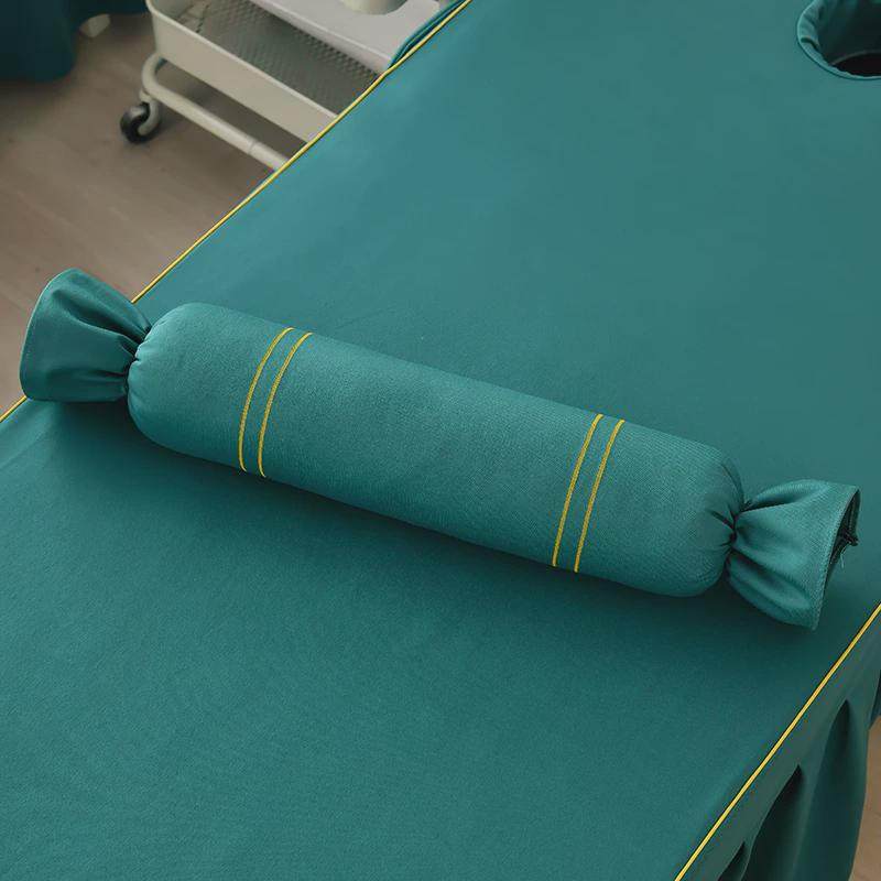 按摩床洞脸垫美容院趴枕美容床乳胶枕头推拿u型枕脚枕美容枕u