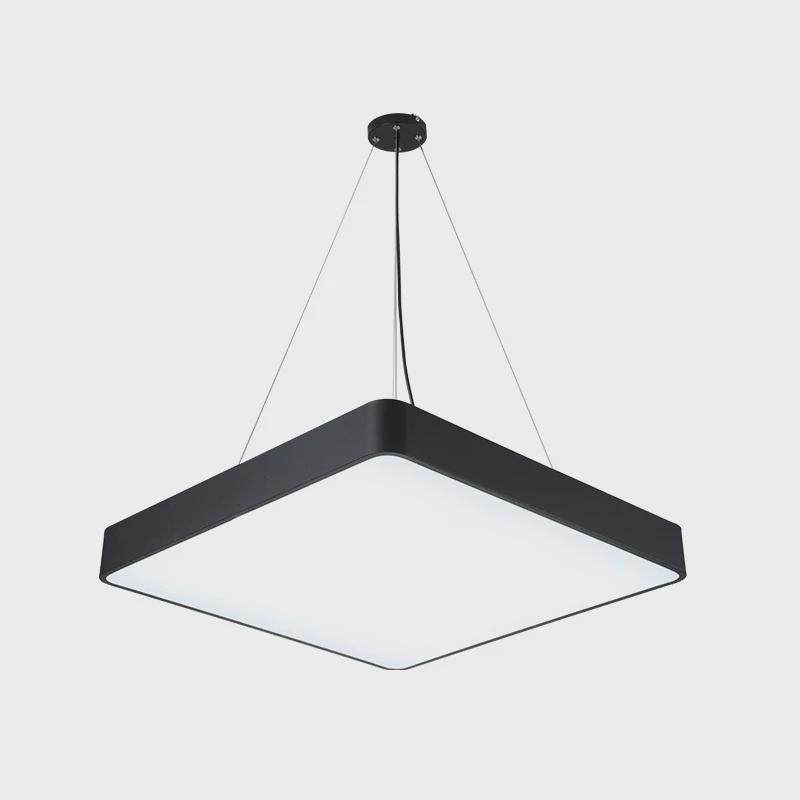 实心正方形led吊线灯写字楼办公室灯工作室会议室舞蹈室吊线灯