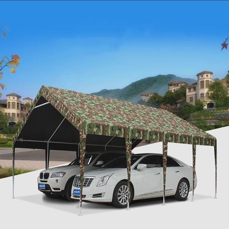 户外涂银遮阳蓬简易移动停车棚家用汽车防雨防晒摆摊帐篷汽车篷