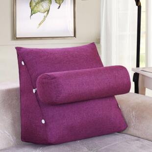 简约长方形抱枕三角靠垫榻榻米大靠枕久坐沙发椅子靠枕头枕床上