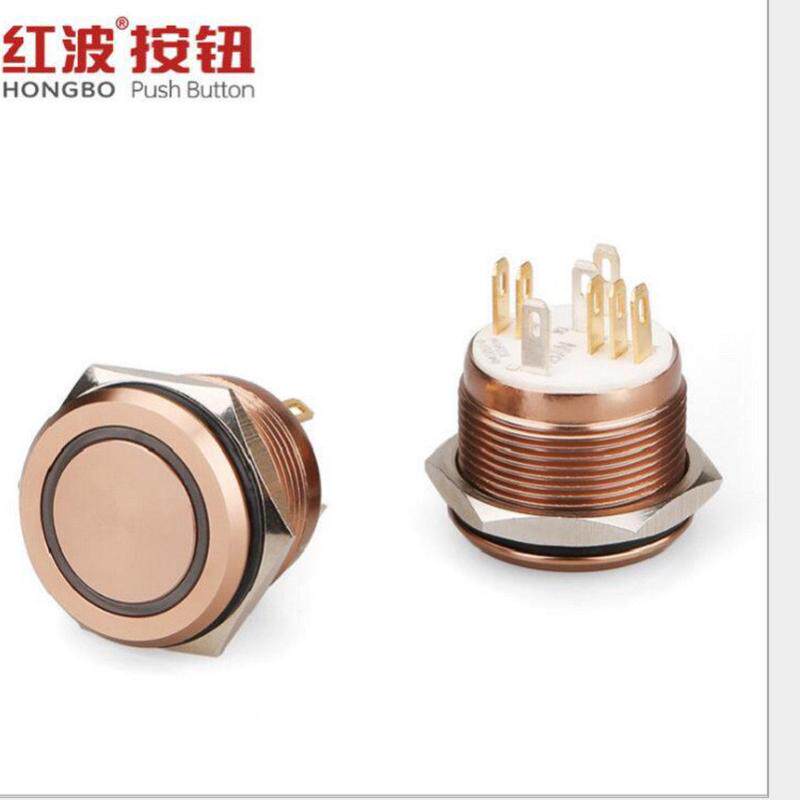 25mm自复位式环形带灯发光常开常闭单色双色三色四色1234种多颜色