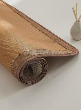 78n正反冬夏两面草家用夏季加厚冰丝软藤席凉席可折叠宿舍夏天1.5