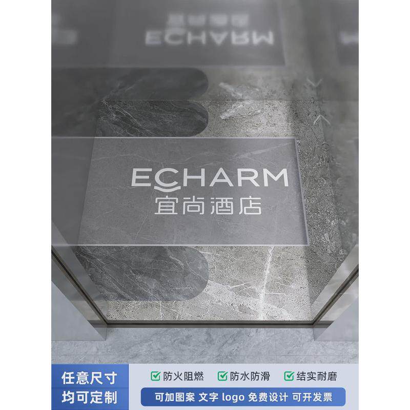 电梯轿厢地垫pvc地板地胶仿大理石图案印字防滑耐磨塑胶地毯阻燃
