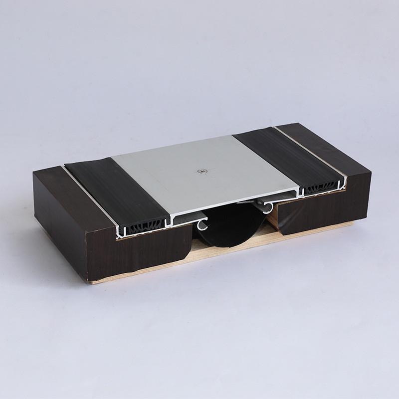 地面双列伸缩缝平型平面变形缝铝合金建筑变形缝地面嵌盖板变形缝