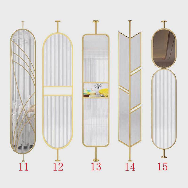 新风格不锈钢水晶玻璃屏风雕花隔断客厅201材质不锈钢屏风隔断