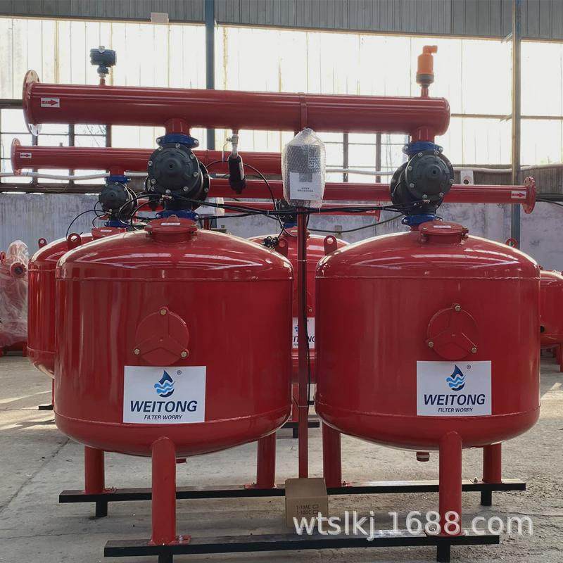 砂石过滤器厂价出售自动反冲洗过滤器果园大棚农灌溉全规格过滤器