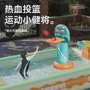 一键充吸充气游泳池户外家庭大人收纳家用宝宝儿童可折叠戏水泳池