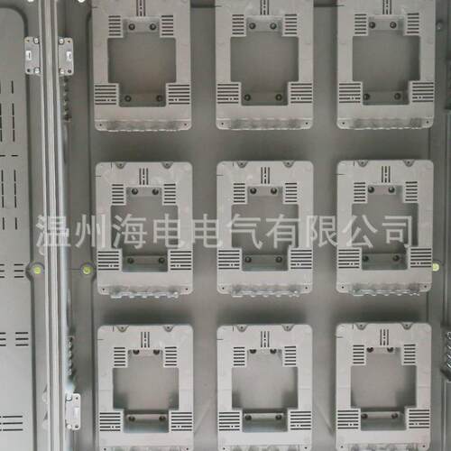 控供应南网新标准费厂家配电箱abs+pc塑料透明单相9户计量电表箱
