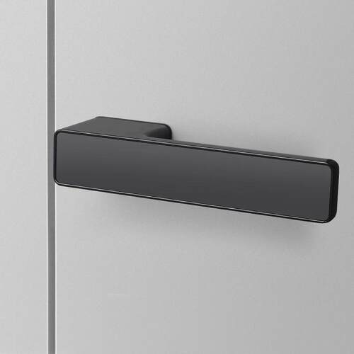 轻奢极简室内隐形门锁卧室房间白色木门通用型卫生间家用门把手