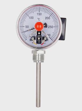 工业-411/401电接点双金属温度计管道锅炉温度表wssx用上下限控温