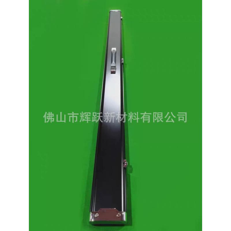 厂家杆铝合金台球杆收纳盒双槽三槽通直供内衬杆盒斯诺克台球配件